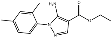 ethyl 5-amino-1-(2,4-dimethylphenyl)-1H-pyrazole-4-carboxylate Structure