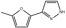 5-(5-methylfuran-2-yl)-1H-pyrazole Struktur