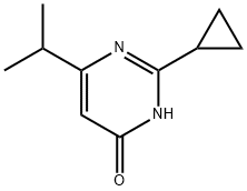 2-cyclopropyl-6-isopropylpyrimidin-4-ol Struktur