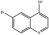 6-Bromo-1H-quinoline-4-thione 化学構造式