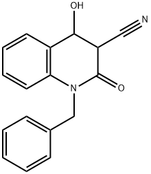 1-Benzyl-4-hydroxy-2-oxo-1,2,3,4-tetrahydro-quinoline-3-carbonitrile,1019115-08-2,结构式