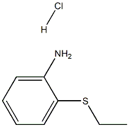 2-(乙硫基)苯胺盐酸盐, 101935-45-9, 结构式