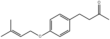 4-{4-[(3-甲基丁-2-烯-1-基)氧代]苯基}丁烷-2-酮, 1019392-34-7, 结构式