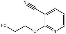 2-(2-hydroxyethoxy)nicotinonitrile Structure