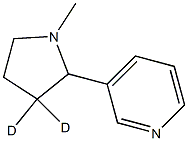 3-(3,3-dideuterio-1-methylpyrrolidin-2-yl)pyridine Structure