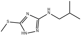 N-(2-methylpropyl)-3-(methylsulfanyl)-1H-1,2,4-triazol-5-amine|N-(2-methylpropyl)-3-(methylsulfanyl)-1H-1,2,4-triazol-5-amine