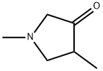 1,4-dimethylpyrrolidin-3-one Struktur