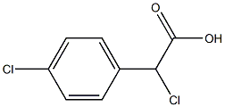 2-CHLORO-2-(4-CHLOROPHENYL)ACETIC ACID 结构式