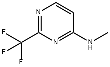 N-methyl-2-(trifluoromethyl)pyrimidin-4-amine 化学構造式