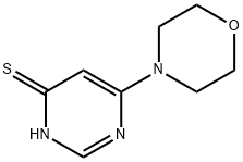 6-吗啉嘧啶-4-硫醇 结构式