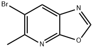 6-Bromo-5-methyl[1,3]oxazolo[5,4-b]pyridine Struktur