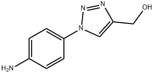 [1-(4-Amino-phenyl)-1H-[1,2,3]triazol-4-yl]-methanol 结构式