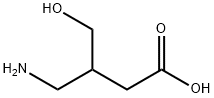 4-amino-3-(hydroxymethyl)butanoic acid Struktur