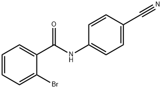 Benzamide, 2-bromo-N-(4-cyanophenyl)- 结构式