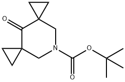 9-AZADISPIRO[2.1.2.3]DECANE-9-CARBOXYLIC ACID, 4-OXO-, 1,1-DIMETHYLETHYL ESTER Structure