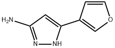 3-(furan-3-yl)-1H-pyrazol-5-amine 结构式