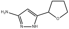 5-(TETRAHYDROFURAN-2-YL)-1H-PYRAZOL-3-AMINE Struktur