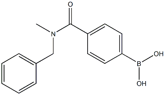 (4-(Benzyl(methyl)carbamoyl)phenyl)boronic acid Structure