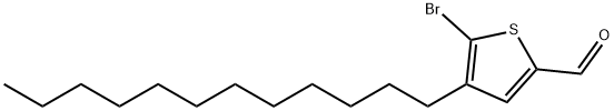 5-溴-4-十二烷基-2-噻吩甲醛,1029924-67-1,结构式
