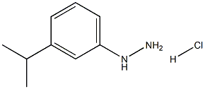 (3-Isopropyl-phenyl)-hydrazine hydrochloride Structure