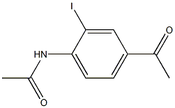 N-(4-Acetyl-2-iodophenyl)acetamide Structure