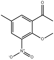 1-(2-甲氧基-5-甲基-3-硝基苯基)乙烷-1-酮, 103204-71-3, 结构式