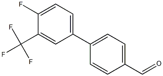 4-[4-fluoro-3-(trifluoromethyl)phenyl]benzaldehyde Structure