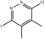 3-CHLORO-6-IODO-4,5-DIMETHYLPYRIDAZINE 化学構造式