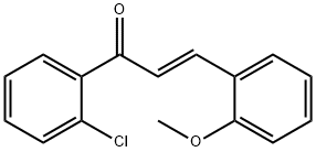 (2E)-1-(2-chlorophenyl)-3-(2-methoxyphenyl)prop-2-en-1-one, 1032917-58-0, 结构式