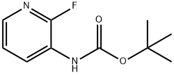 (2-氟吡啶-3-基)氨基甲酸叔丁酯,1034658-65-5,结构式