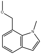 7-(METHOXYMETHYL)-1-METHYL-1H-INDOLE Struktur