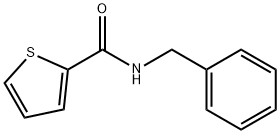 2-Thiophenecarboxamide, N-(phenylmethyl)- 化学構造式