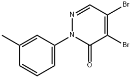 4,5-Dibromo-2-m-tolyl-2H-pyridazin-3-one,1035450-90-8,结构式
