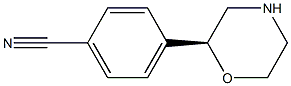 4-((S)-morpholin-2-yl)benzonitrile Structure