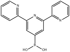 2,2':6',2''-三联吡啶]-4'-基硼酸 结构式