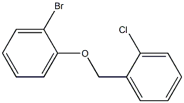 1-bromo-2-[(2-chlorophenyl)methoxy]benzene Structure