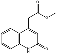 methyl (2-oxo-1,2-dihydroquinolin-4-yl)acetate Struktur