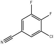 3-CHLORO-4,5-DIFLUOROBENZONITRILE Structure