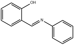 (E)-2-((phenylimino)methyl)phenol Structure