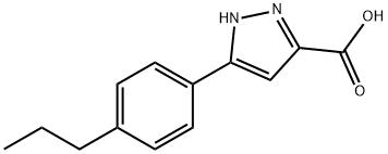 1039053-15-0 5-(4-propylphenyl)-1H-pyrazole-3-carboxylic acid