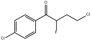 4-chloro-1-(4-chlorophenyl)-2-fluorobutan-1-one Structure