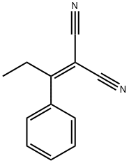 Propanedinitrile,2-(1-phenylpropylidene)- Struktur