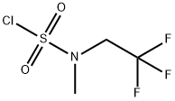 N-甲基-N-(2,2,2-三氟乙基)氨磺酰氯化,104468-13-5,结构式