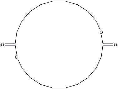 1,12-Dioxacyclodocosane-2,13-dione Struktur