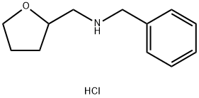 1-phenyl-N-(tetrahydro-2-furanylmethyl)methanamine hydrochloride Struktur