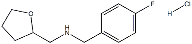 (4-fluorobenzyl)(tetrahydro-2-furanylmethyl)amine hydrochloride Struktur
