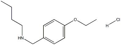 butyl[(4-ethoxyphenyl)methyl]amine hydrochloride, 1048664-64-7, 结构式