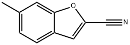 6-METHYLBENZOFURAN-2-CARBONITRILE 化学構造式