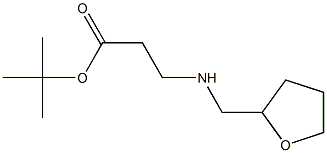 tert-butyl 3-{[(oxolan-2-yl)methyl]amino}propanoate 结构式