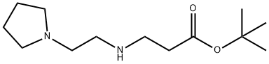 tert-butyl 3-{[2-(pyrrolidin-1-yl)ethyl]amino}propanoate Struktur